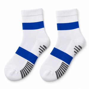 Chaussettes <span class=keywords><strong>de</strong></span> tennis pour hommes et femmes, chaussettes <span class=keywords><strong>de</strong></span> padel anti-ampoules, chaussettes en coton tricoté rembourrées, respirantes, à motif 3D - Product Image 1