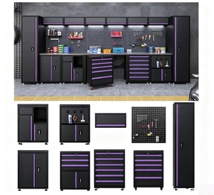 Gabinete de Herramientas Modular de Acero Resistente Personalizado, Solución de Almacenamiento para Garaje, Adecuado para Talleres de Mantenimiento - Product Image 5