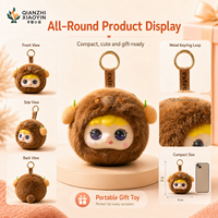 Llavero de Peluche con IA, Clon de Voz, Memoria de Larga Duración, +50 Idiomas, Expresiones de Emoción, WiFi, Compañero Portátil, Regalo para Niños, PP
