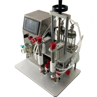 Machine de remplissage pneumatique de bureau à double tête pour liquides parfumés et petits flacons