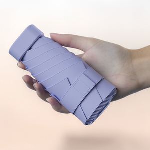 Paraguas Plegable Mini UV de Doble Capa con Diseño Especial y Colorido, con Funda para Sol y Lluvia - Product Image 3