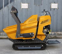 TOHO THD500S Mini-Raupendumper Multifunktionaler Ketten-Minidumper 500kg Mini-Transporter Kipplaster für Bauarbeiten