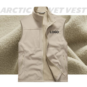 Nuovo arrivo pratico da uomo autunno Outdoor gilet <span class=keywords><strong>con</strong></span> fodera in velluto <span class=keywords><strong>con</strong></span> ricamo personalizzato <span class=keywords><strong>giacca</strong></span> gilet taglie forti - Product Image 3
