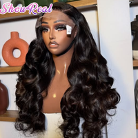 Wig Rambut Asli Manusia 13x4 hd Lace Front Wig Model Body Wave Warna Natural Kepadatan 200% Kutikula Tertata Rapi Grosir Wig Rambut Asli Manusia