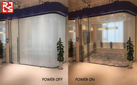 Elektrisch Schaltbare Glasfolie mit Sichtschutz für Badezimmer & Küchendekoration Opak/Transparent Steuerbar