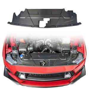 แผ่นระบายความร้อนคาร์บอนไฟเบอร์ 3K ทวิลล์ รุ่นใหม่ของ LARIDAS สำหรับรถมัสแตง ดาร์คฮอร์ส S650 อีโคบูสท์ จีที ฝาครอบหม้อน้ำ - Product Image 1