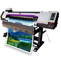 Impresora Ecológica de Gran Formato de 1800 mm, Cabezal de Impresión I1600 I3200, Impresora de Gran Formato para Arte, Impresora de Gran Formato para Exteriores con Tinta Ecológica