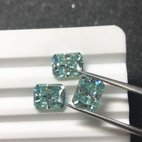 0.4-5ct Lâche Moissanite Aigue-Marine Bleu Couleur Moissanite Diamant Radiant Cut Pierres précieuses synthétiques en vrac