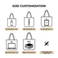 Sac cadeau de Noël réutilisable et écologique en toile, imprimé lettres, marqueur couleur, rayures bonbon, couleurs personnalisables pour les fêtes