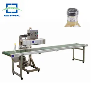 Wrap glass Plastic bottle neck seal heat tunnel shrink wrapping machine