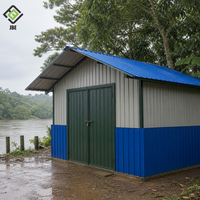 Tôle de toiture en PVC de haute qualité, économique, durable, imperméable et ignifuge pour villas en Pérou, au Chili et au Panama