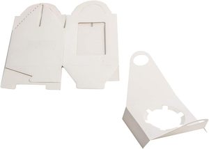 Caja de Papel para Ramos de Flores con Ventana Grande de PVC y Asa de Cuerda, Bolsa de Papel para Arreglos Florales - Product Image 4