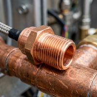 Capteurs en laiton usinés CNC de type 3/4/5 axes avec une tolérance de 0,01-0,05 mm pour équipements industriels
