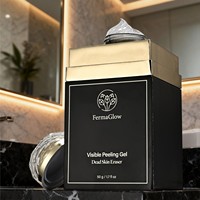 Gel Peeling Visiblement Effervescent Éliminateur de Peaux Mortes Exfoliant Nettoyant en Profondeur Affinant les Pores Lissant Éclaircissant pour le Visage