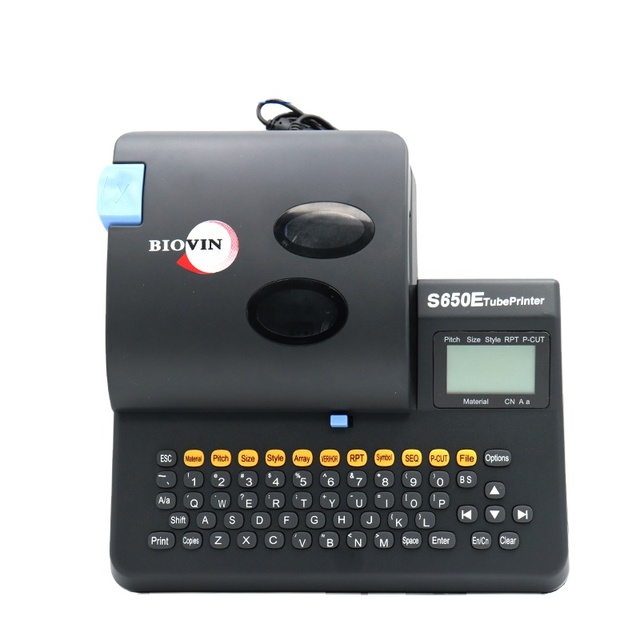 S800E English Version Cable Label ID Printer Electronic Lettering Machine PVC Tube Shrink Tube Printer Replace S650E