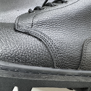 Bottes en cuir noir TSB100 pour hommes, à tige haute, à lacets, durables, pour toutes les saisons, usage décontracté - Product Image 4