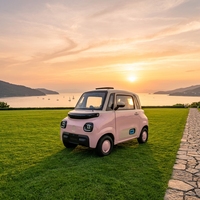 Scooter électrique à quatre roues certifié européen, nouveau modèle chinois, véhicule à énergie nouvelle entièrement fermé, à faible vitesse