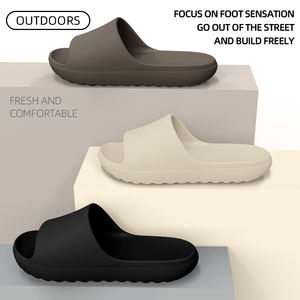 Sandal datar busa EVA pria, Kasut kaki terbuka bernafas dengan dukungan lengkungan gaya baru dengan desain geser - Product Image 5