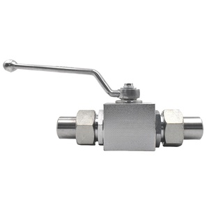 บอลวาล์วไฮดรอลิกเชื่อม3ทาง KHB3K สแตนเลส PN500 6000Psi 50Mpa 31.5Mpa สำหรับน้ำ304 - Product Image 6