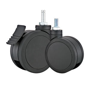 75 mm100mm125mm Krankenhaus medizinische Betten Voll plastik PU <span class=keywords><strong>Twin</strong></span> <span class=keywords><strong>Caster</strong></span> Typ a Räder für medizinische Geräte - Product Image 6