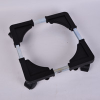 Support de sol mobile pour réfrigérateur et machine à laver, chariot de transport, support de montage, étagère mobile