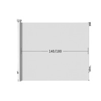Barrière de sécurité verrouillable rétractable pour bébé Barrière d'escalier intérieure polyvalente OEM Logo personnalisé Garde de sécurité pour chien chat