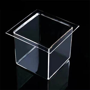 كوارتز مصهر من المصنع مباشرة زجاج مربع شفاف بتصميم مهواه كوارتز مصهر - Product Image 6