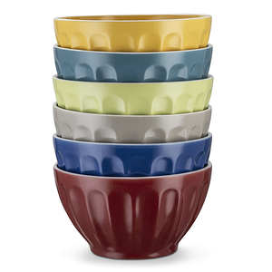 Cuencos <span class=keywords><strong>de</strong></span> cerámica duraderos para el hogar, color puro, para <span class=keywords><strong>desayuno</strong></span>, leche, cereales, para restaurante, <span class=keywords><strong>personalizados</strong></span> - Product Image 2