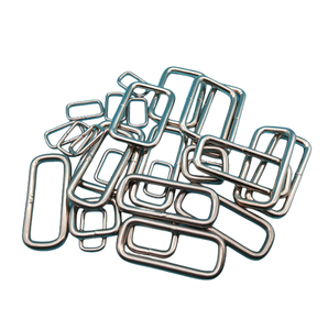 Accesorios de Metal para Equipaje, Diseño 2026, Hebilla Cuadrada Plateada - Product Image 2