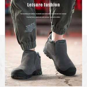 Zapatos de Seguridad Aislantes de 6KV para Hombre, con Puntera de Acero Anti-Aplastamiento y Anti-Pinchazos, Diseño Sin Cordones para Uso Industrial - Product Image 2