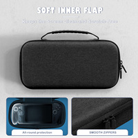 Kit de protection Sac de voyage Étui de transport antichoc Coque transparente en PC Film de protection d'écran en verre trempé pour console de jeu Rog Xbox Ally X