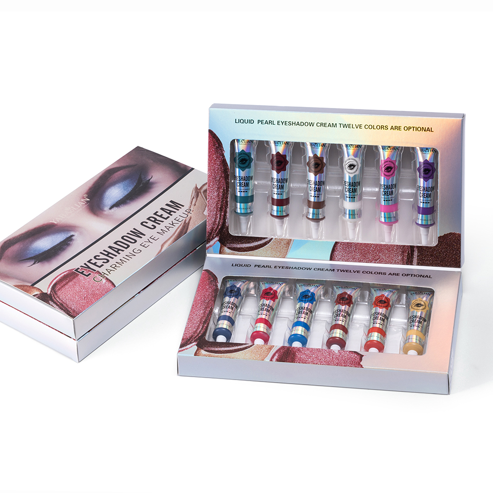 Индивидуальный макияж, высококачественные тени для век, палитра для макияжа, новинка 2022, 12 цветов, водостойкие тени для век, набор жидких теней для век, праймер
