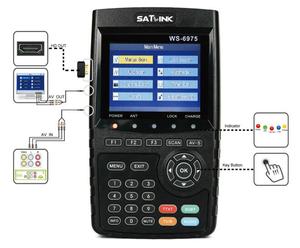 Satlink WS-6975 <span class=keywords><strong>DVB</strong></span>-C <span class=keywords><strong>t</strong></span>ín hiệu Finder <span class=keywords><strong>DVB</strong></span>-<span class=keywords><strong>T</strong></span>/<span class=keywords><strong>T2</strong></span> MPEG-2 MPEG-4 H.265 3.5inch độ né<span class=keywords><strong>t</strong></span> cao TFT LCD màn hình <span class=keywords><strong>VS</strong></span> WS-6990 6933 6916 - Product Image 2