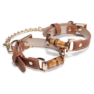 シンプルなベストセラー炎PUレザー<span class=keywords><strong>BDSM</strong></span>ボンデージ拘束手錠女性用 - Product Image 1