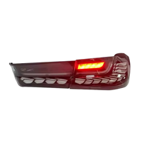Feux arrière LED JY AUTO pour BMW Série 3 G20 G28 M3 G80 2019-2022, style écailles de dragon, feux arrière OLED, clignotants séquentiels, plug and play