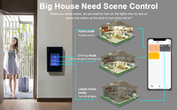 Interruptor de Luz Inteligente Lanbon L8, Productos para el Hogar Inteligente, 2 Vías, 3 Vías, 1/2/3 Grupos, Control por Aplicación WiFi Mesh, Zigbee, Tuya, Alexa, Google Home, Siri
