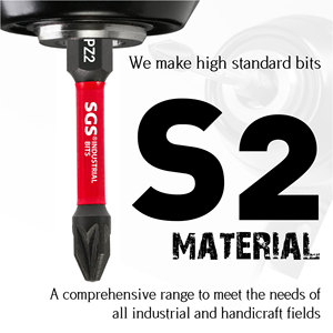 Nguồn nhà máy công nghiệp cấp Pozi tác động tuốc nơ vít <span class=keywords><strong>bit</strong></span> S2 Vật liệu PZ2 khoan tác động <span class=keywords><strong>bit</strong></span> phụ kiện công cụ điện bền - Product Image 4