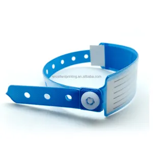Adult And Child Witre On Medical Wristbands Hospital Id Pvc Soft Medical Vinyl Wristband