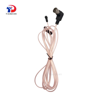 Conector macho IEC TV F, 2 metros, MD, MX, FM, dipolo, 85-112Mhz, Radio FM, antena dipolo