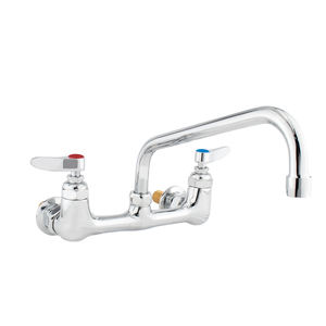 Grifo Mezclador de Cocina Premium con Dos Palancas, Flexible, de Montaje en Encimera, con Caño Largo Giratorio - Product Image 1