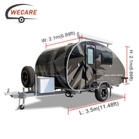 WECARE Larme Camping caravane Voyage Remorque Camping Mini Rvs Camping-car camping-car caravane australienne