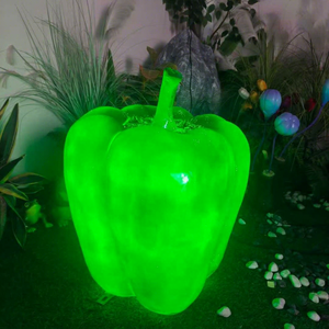 Esculturas de Fibra de Vidrio con Forma de Chiles Iluminadas para Mercados, Centros Comerciales, Festivales, Parques y Proyectos de Exhibición de Comida - Product Image 1
