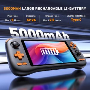 เครื่องเล่นเกมพกพา K56 หน้าจอสัมผัส 5.5 นิ้ว รองรับ WIFI 5 แบตเตอรี่ในตัว 5000mAh เครื่องเล่นเกมย้อนยุค ระบบแอนดรอยด์ - Product Image 3