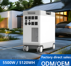 New Arrival 5500 Wát Chất lượng cao Trạm điện cầm tay pin lithium mini năng lượng mặt trời năng lượng Máy phát điện tinh khiết Sine Wave Đối với trang chủ sử dụng - Product Image 2