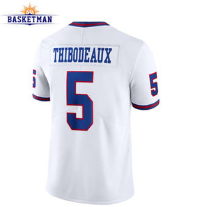 Jersey olahraga tim sekolah tinggi kustom grosir poliester sejuk kemeja/atasan uniseks cetak Amerika dengan lengan pendek - Product Image 2