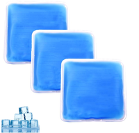 Compresse de gel réutilisable, personnalisable, durable, souple et flexible, chaude/froide, pour le soulagement des douleurs au genou et au pied, et la récupération des blessures (vente en gros)