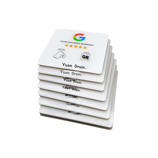 Hot Selling NFC Acrylic Business Card for Hotel & Payment Use NTAG213/215 Chip Custom Logo & Color ISO/IEC 14443A Protocol