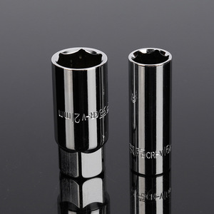 Spark Plug <b>Socket</b> 1/2 In Cr-V 6 Point Polished Chrome Plating Auto Repair Tool - Product Image 1