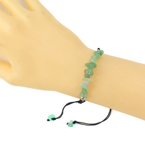 Bracelet d'amitié en pierres naturelles concassées, améthyste, agate, cristal <span class=keywords><strong>rose</strong></span>, œil <span class=keywords><strong>de</strong></span> <span class=keywords><strong>tigre</strong></span>, tressé, réglable, vente en gros - Product Image 4
