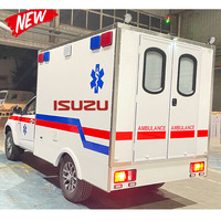Ambulance 4x4 Euro V Isuzu neuve à cabine simple, grande capacité de transport, Toyota d'occasion en Afrique, vente en gros à bas prix